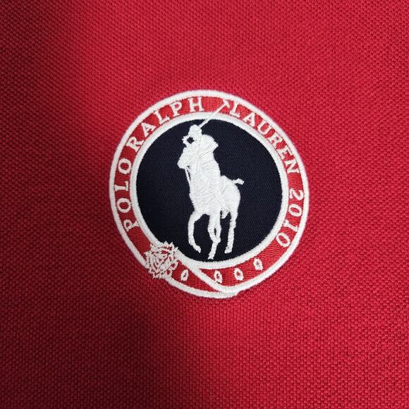 Polo Ralph Lauren Track Jacket Mens Large Red Team USA Vancouver 2010 Olympics - Picture 4 of 16